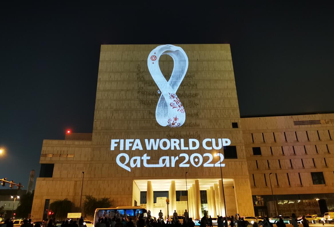 国际足联公布2澳门十大娱乐网站是多少022年卡塔尔世界杯会徽整体呈阿拉伯数字“8”